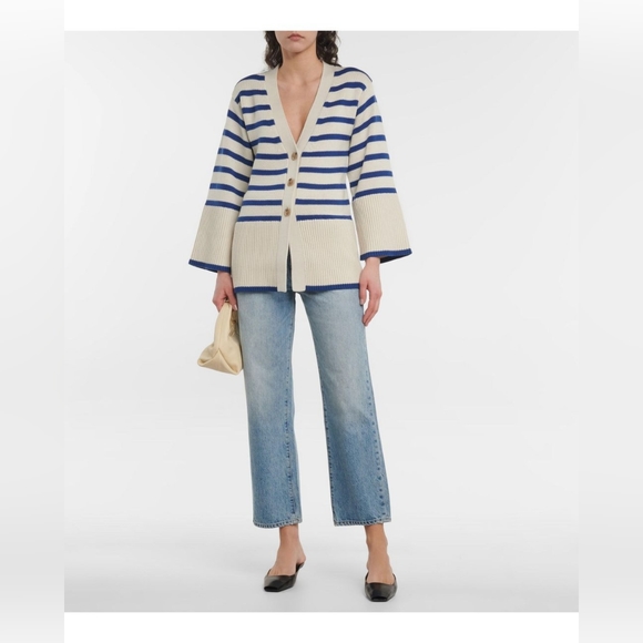 Toteme Signature Striped Cardigan XXS - NWOT - Picture 6 of 12